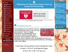 Tablet Screenshot of demensforeningeniaskim.info